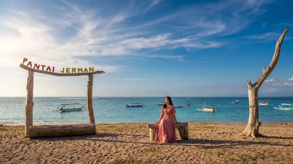 German Beach (Pantai Jerman) in Tuban, Bali